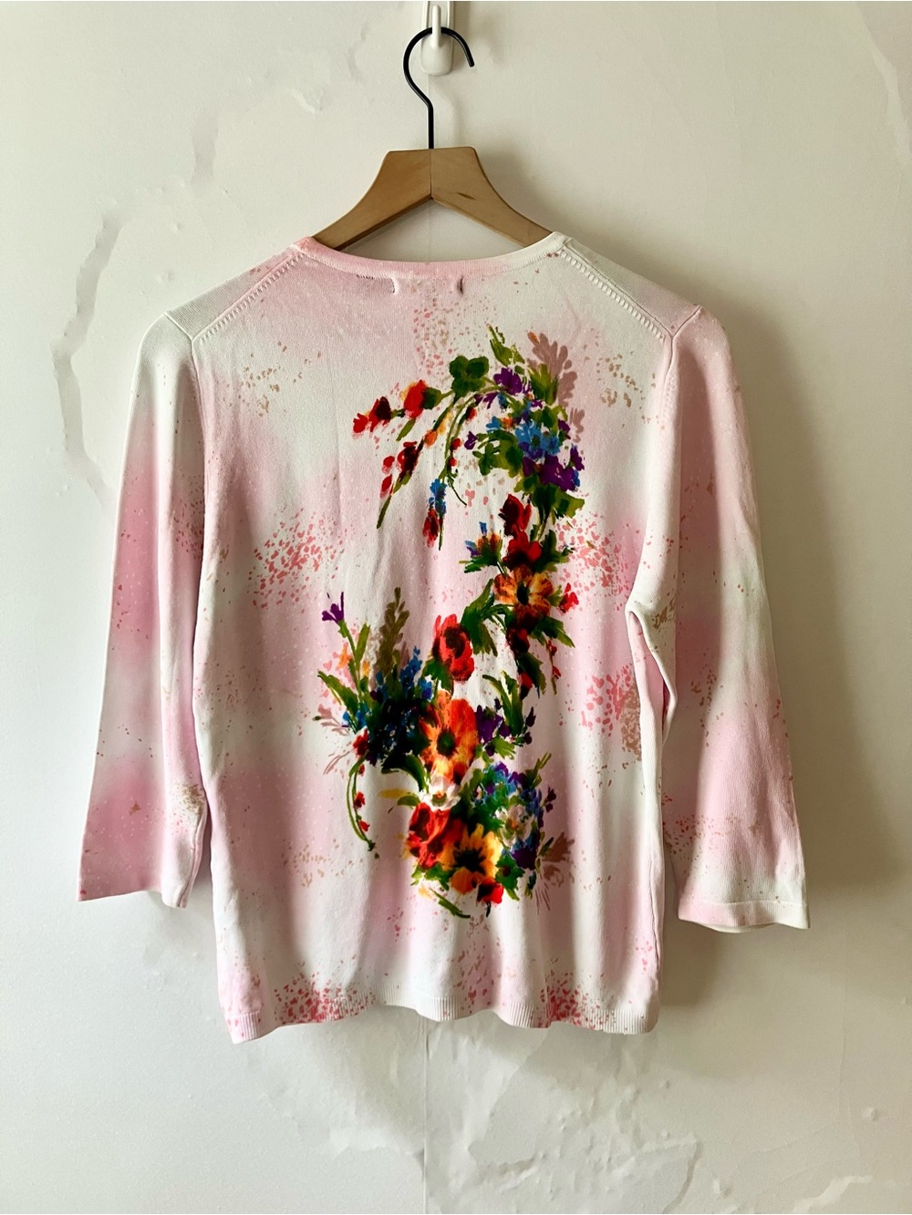 BCBGMAXAZRIA Floral Sequined Fitted Cardigan - Picture 2 of 5